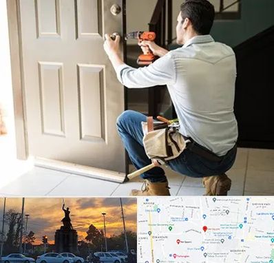 تعمیر درب ضد سرقت در میدان حر 