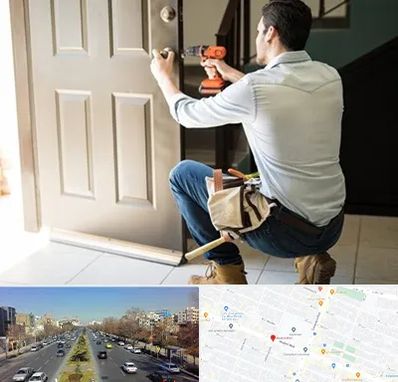 تعمیر درب ضد سرقت در بلوار معلم مشهد 