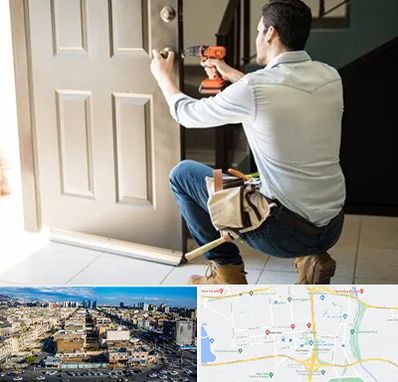 تعمیر درب ضد سرقت در شهرک راه آهن 