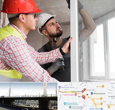 تعمیر پنجره دو جداره در پارک وی 