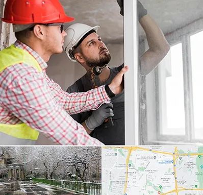 تعمیر پنجره دو جداره در باغ فیض 