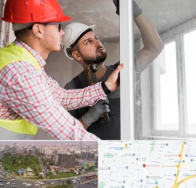 تعمیر پنجره دو جداره در آیت الله کاشانی 