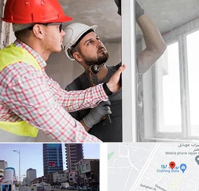 تعمیر پنجره دو جداره در چهارراه طالقانی کرج 