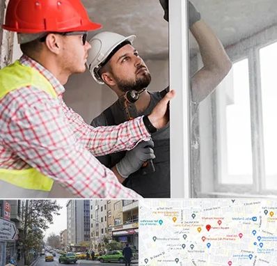 تعمیر پنجره دو جداره در فاطمی 