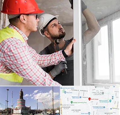 تعمیر پنجره دو جداره در کارگر جنوبی 