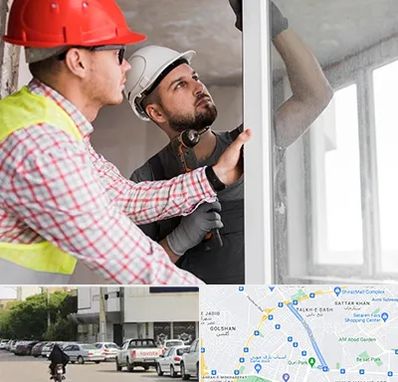 تعمیر پنجره دو جداره در قدوسی شرقی شیراز 