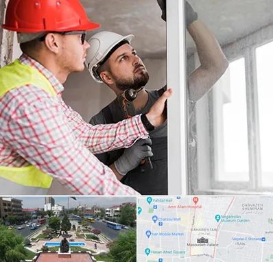 تعمیر پنجره دو جداره در بهارستان 