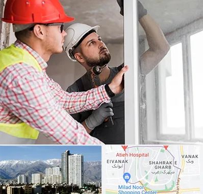 تعمیر پنجره دو جداره در شهرک غرب 