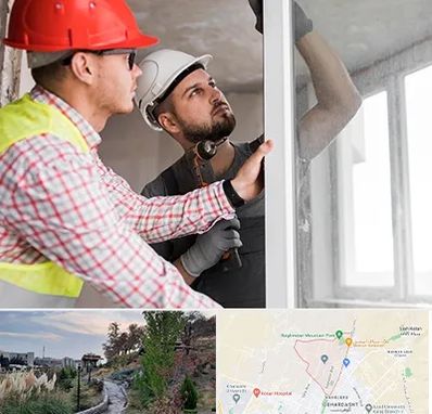 تعمیر پنجره دو جداره در باغستان کرج 