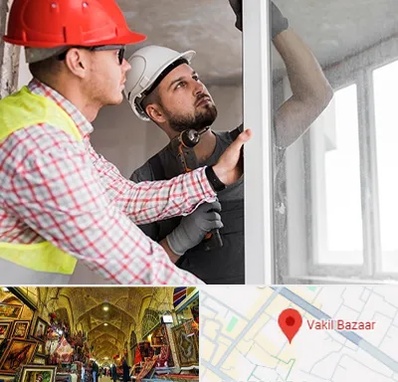 تعمیر پنجره دو جداره در بازار وکیل شیراز