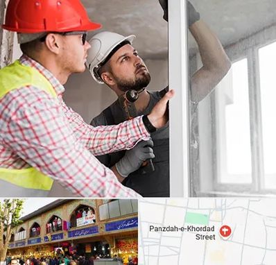 تعمیر پنجره دو جداره در 15 خرداد
