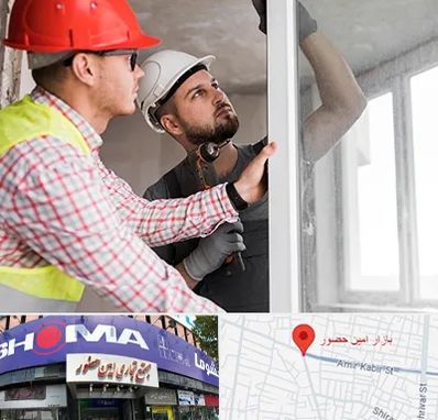 تعمیر پنجره دو جداره در امین حضور