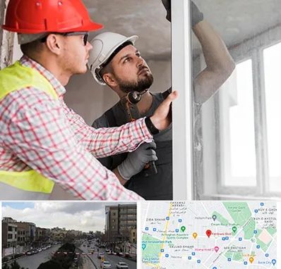 تعمیر پنجره دو جداره در بلوار فردوسی مشهد 