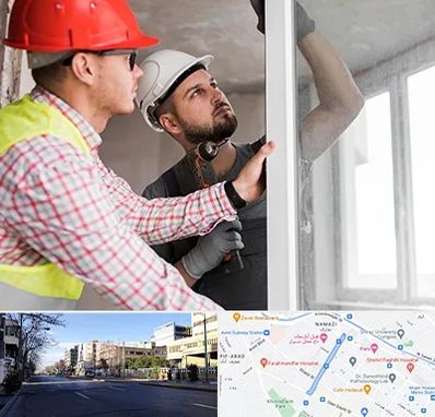 تعمیر پنجره دو جداره در خیابان ملاصدرا شیراز 