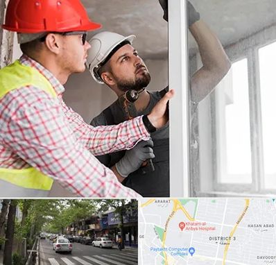 تعمیر پنجره دو جداره در ظفر 