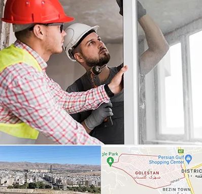 تعمیر پنجره دو جداره در شهرک گلستان شیراز 