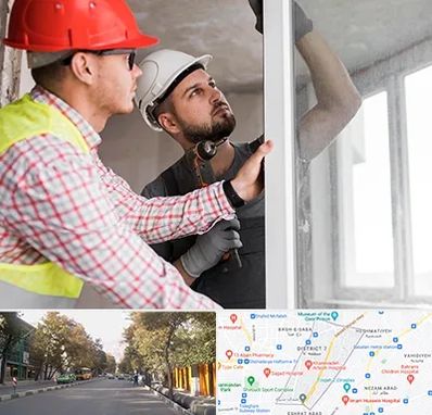 تعمیر پنجره دو جداره در شریعتی 