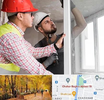 تعمیر پنجره دو جداره در چهارباغ اصفهان 