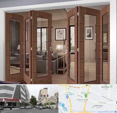 پارتیشن متحرک در بلوار فردوس 