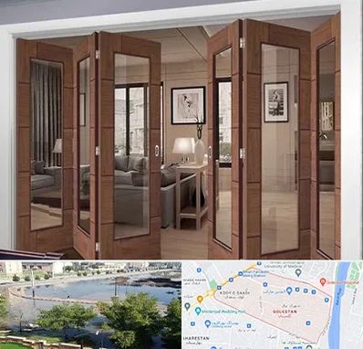 پارتیشن متحرک در گلستان اهواز 