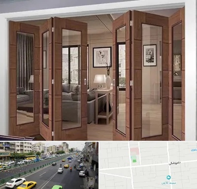 پارتیشن متحرک در خیابان دامپزشکی