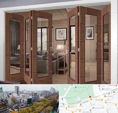 پارتیشن متحرک در بلوار کشاورز 