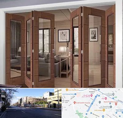 پارتیشن متحرک در خیابان ملاصدرا شیراز 