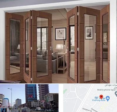 پارتیشن متحرک در چهارراه طالقانی کرج 