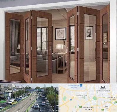 پارتیشن متحرک در جنوب تهران 