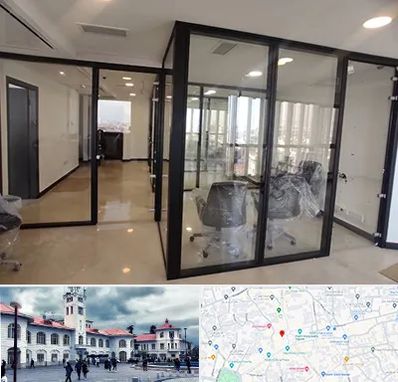 نصاب پارتیشن در میدان شهرداری رشت 