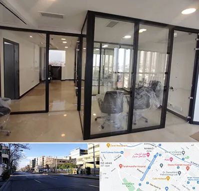 نصاب پارتیشن در خیابان ملاصدرا شیراز 