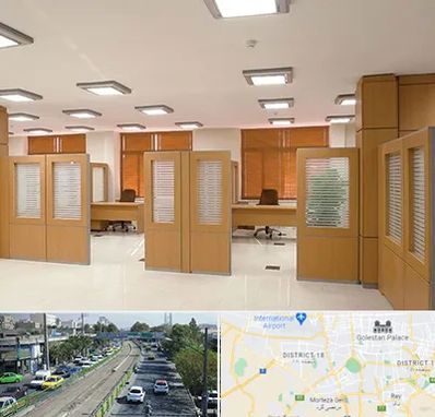 پارتیشن ام دی اف در جنوب تهران 