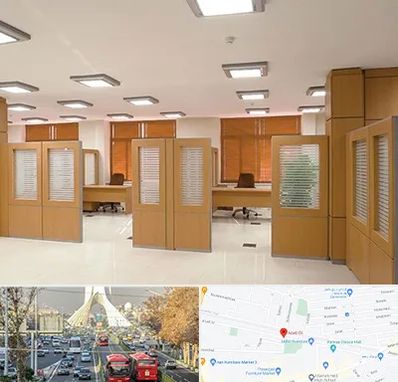 پارتیشن ام دی اف در خیابان آزادی 