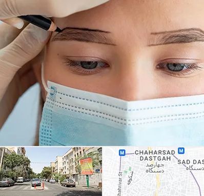 کاشت ابرو در چهارصد دستگاه 