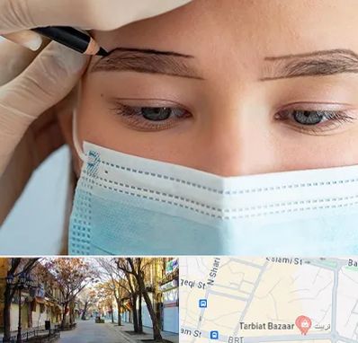 کاشت ابرو در تربیت تبریز