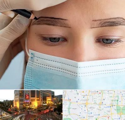 کاشت ابرو در جنت آباد تهران 