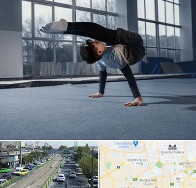 خانه ژیمناستیک در جنوب تهران 