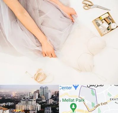 آموزش دوخت لباس عروس در الهیه 