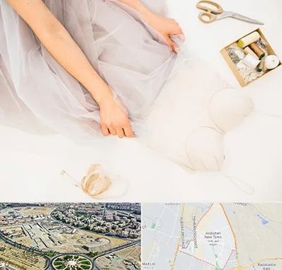 آموزش دوخت لباس عروس در اندیشه