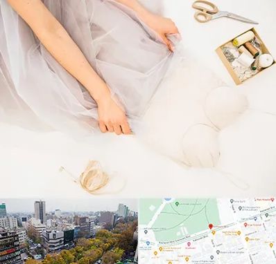 آموزش دوخت لباس عروس در بلوار کشاورز 