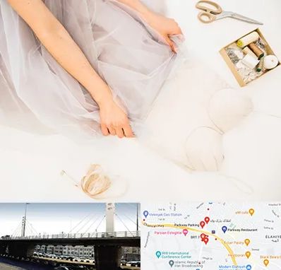 آموزش دوخت لباس عروس در پارک وی 