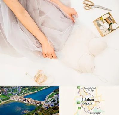 آموزش دوخت لباس عروس در اصفهان