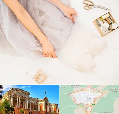 آموزش دوخت لباس عروس در خوی