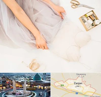 آموزش دوخت لباس عروس در زنجان