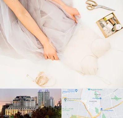 آموزش دوخت لباس عروس در فرشته 