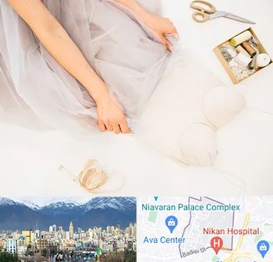 آموزش دوخت لباس عروس در آجودانیه 