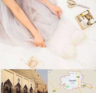 آموزش دوخت لباس عروس در ساوه