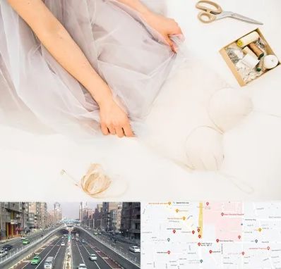 آموزش دوخت لباس عروس در توحید 