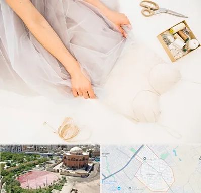 آموزش دوخت لباس عروس در گلستان اسلامشهر