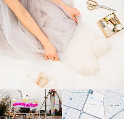 آموزش دوخت لباس عروس در پادادشهر اهواز